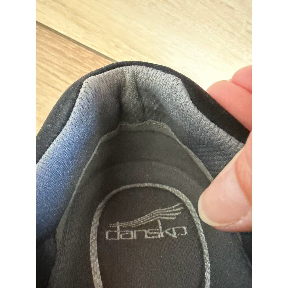 Dansko Neci Women’s Black Leather Slip-On Shoes Slip Resistant EU 39 US 8.5 - Picture 7 of 9